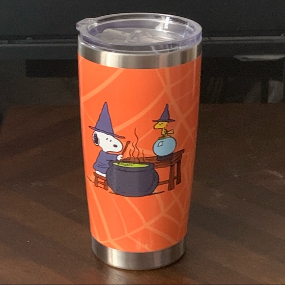 Peanuts Snoopy & Woodstock Witches Potion Insulated Halloween Travel Tumbler - Picture 2 of 6